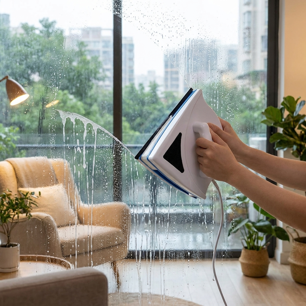 Magnetic Window Cleaner lifestyle