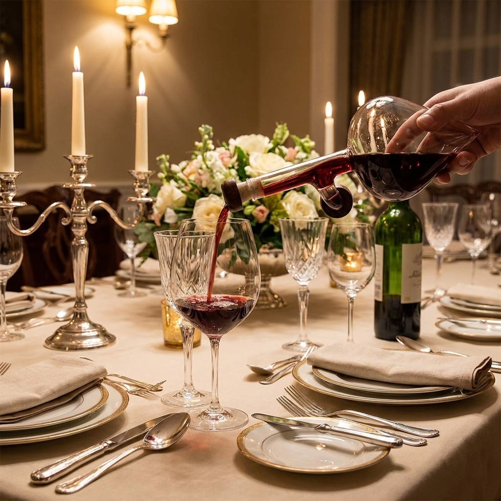 Glass Wine Aerator Decanter lifestyle