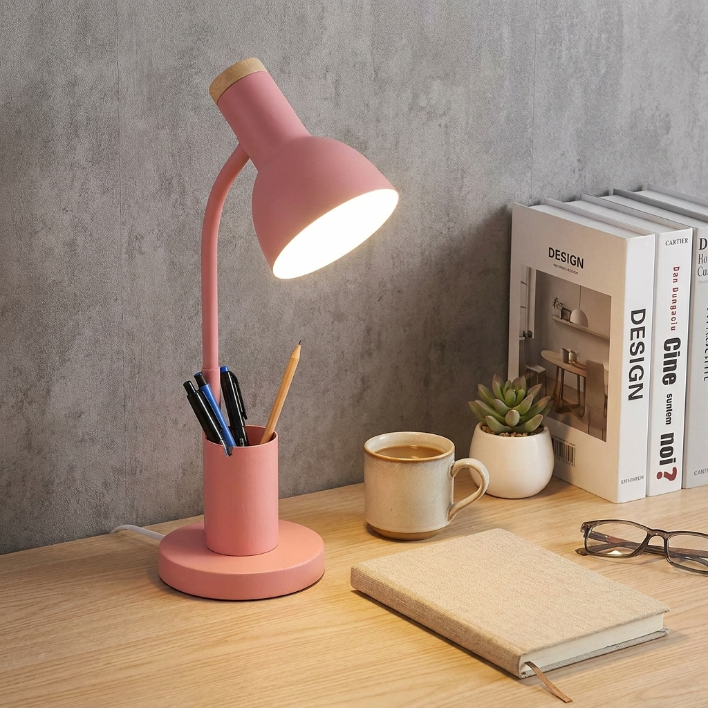 Modern Nordic LED table lamp lifestyle