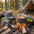 Camping Cookware Backpacking Pots And Pans lifestyle