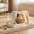2 in 1 Dog and Cat Feeder with Water Dispenser lifestyle