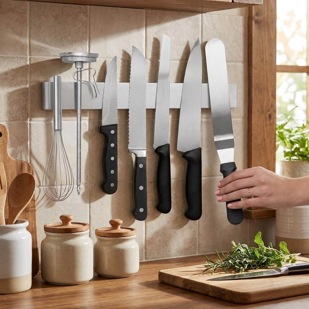 14 Inch Magnetic Knife And Tools Holder lifestyle