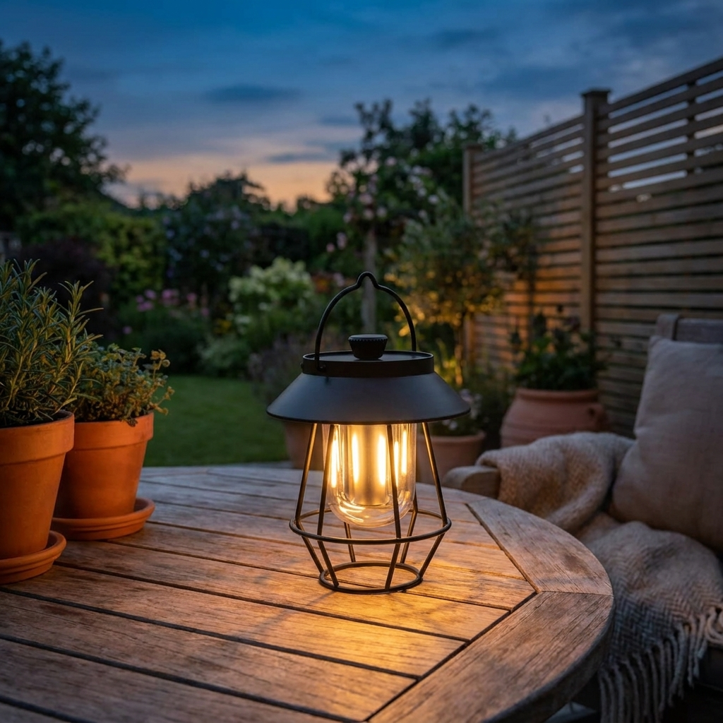 Wireless USB Outdoor Table Lamp lifestyle