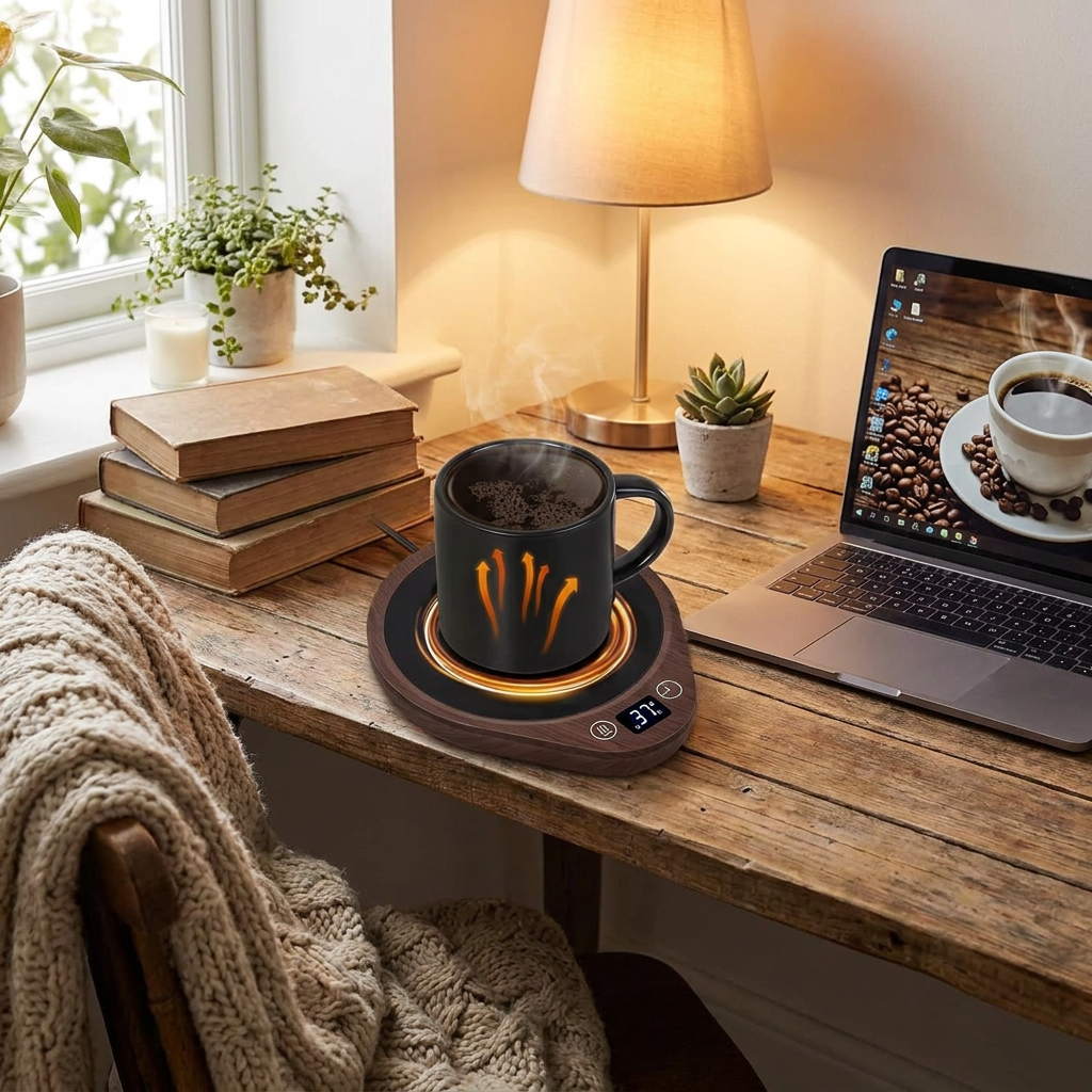 Coffee Mug Warmer Set lifestyle