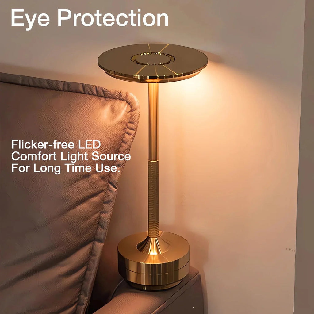 Cordless Nordic Table Lamp | Touch Control, Rechargeable LED