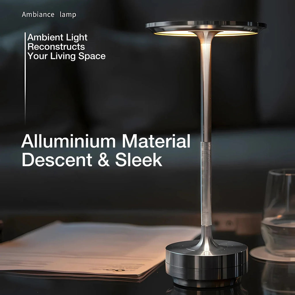 Cordless Nordic Table Lamp | Touch Control, Rechargeable LED