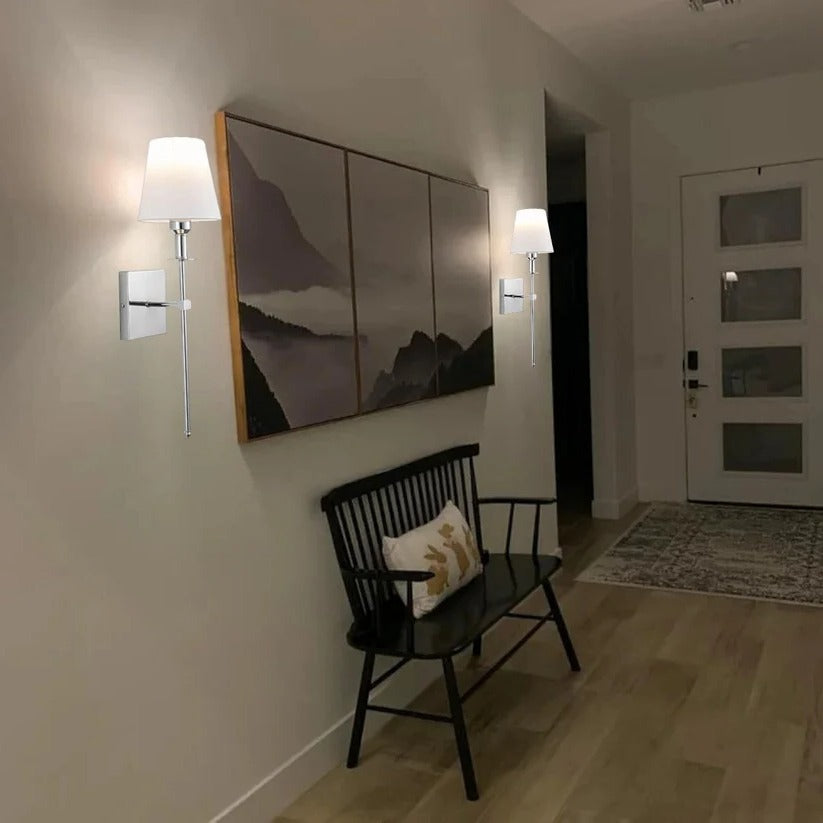Wireless Wall Lights 2-Pack | Rechargeable Indoor & Outdoor Battery Lights