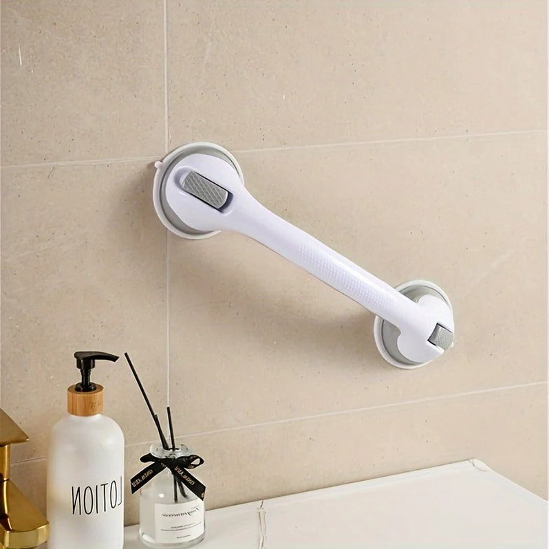 Suction Grab Bar | Non-Drill Safety Handle for Shower & Bathroom
