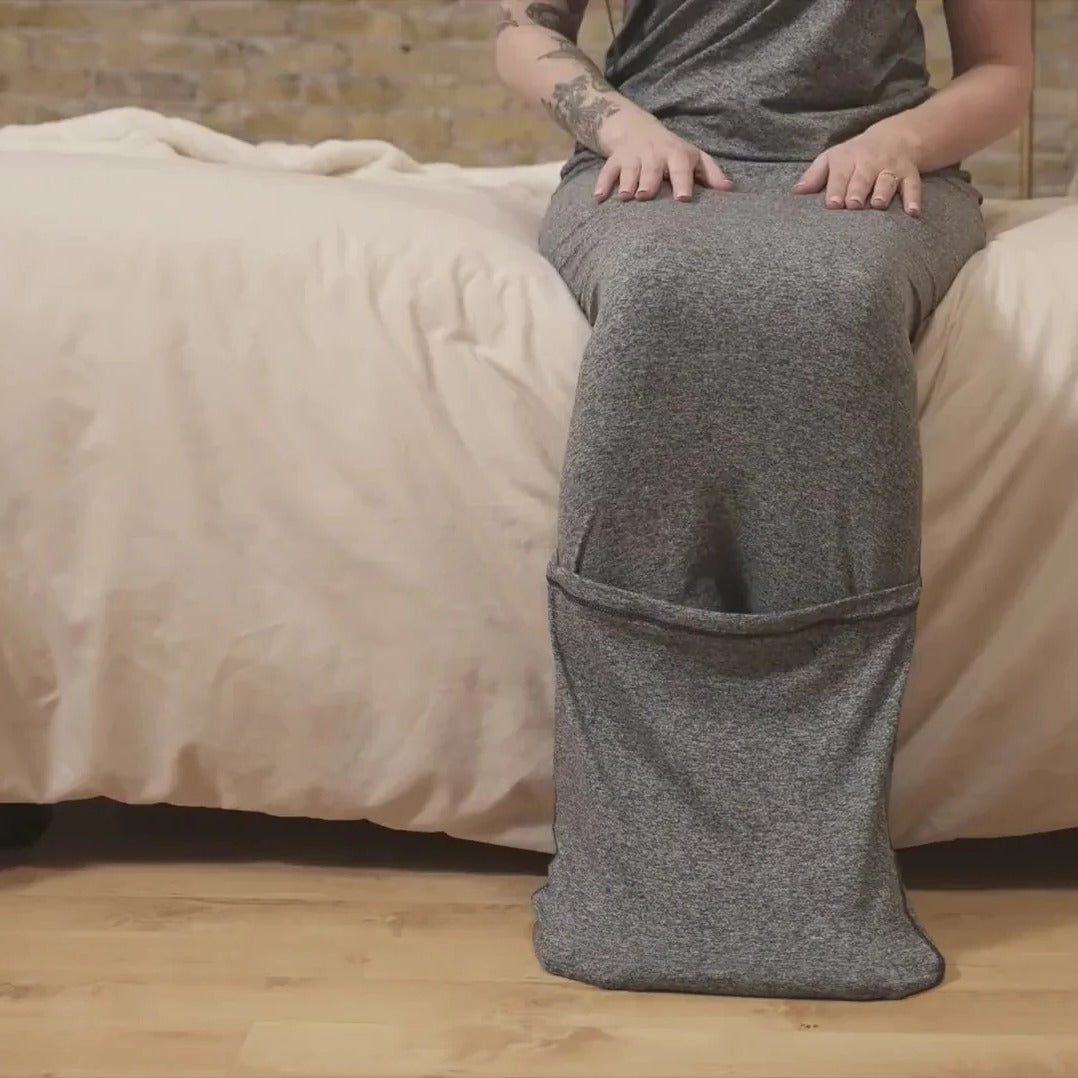 Adult Swaddle Blanket | Ultra-Soft Zip-Up Wearable Weighted Blanket