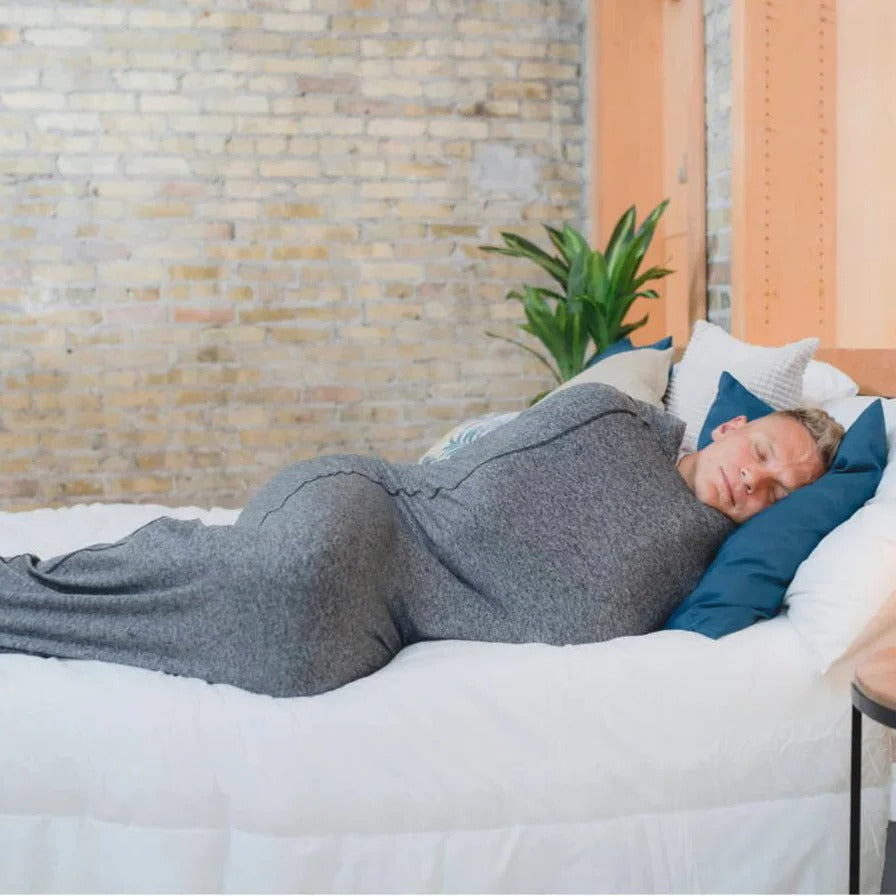 Adult Swaddle Blanket | Ultra-Soft Zip-Up Wearable Weighted Blanket