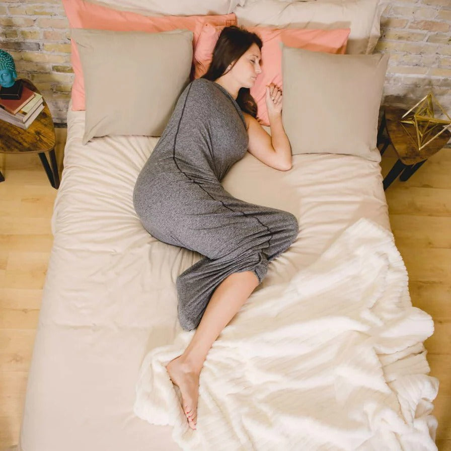 Adult Swaddle Blanket | Ultra-Soft Zip-Up Wearable Weighted Blanket