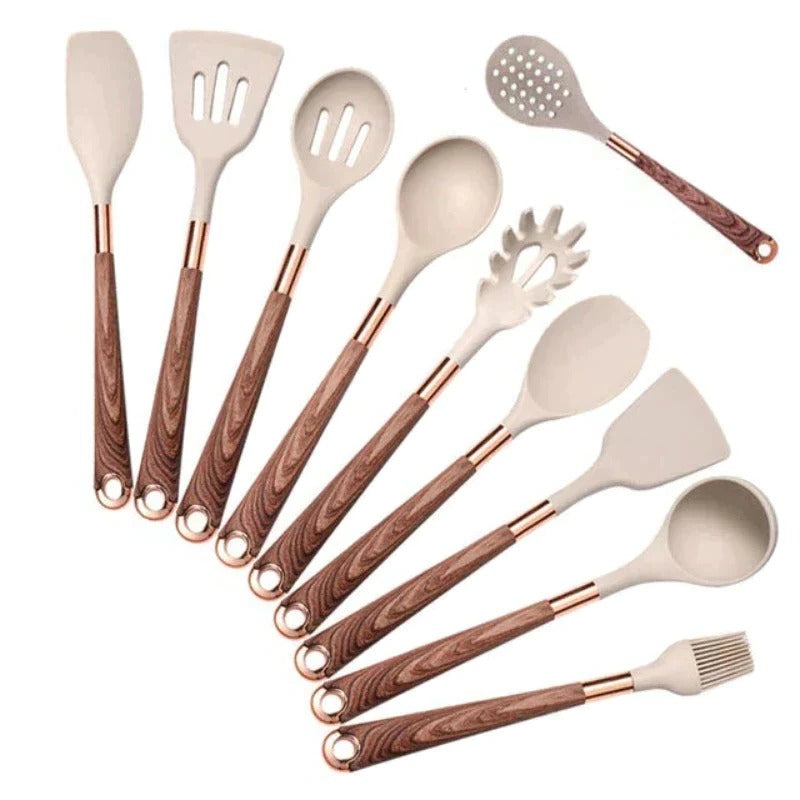 Kitchen Utensil Set | Complete Stainless Steel Cooking Tools