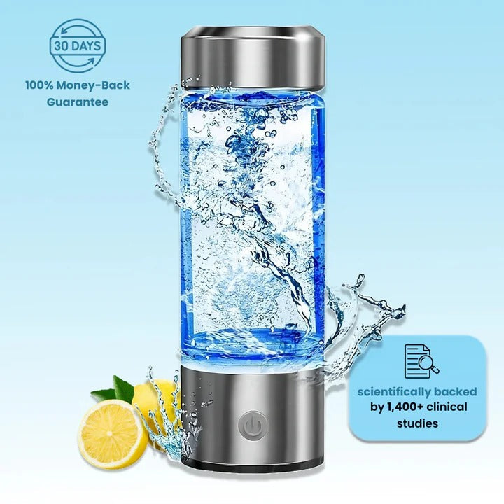 Hydrogen Water Bottle | SPE Electrolysis, Antioxidant-Rich Water