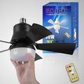 Ceiling-Mounted Fan | Modern Flush Mount Ceiling Fan with Light