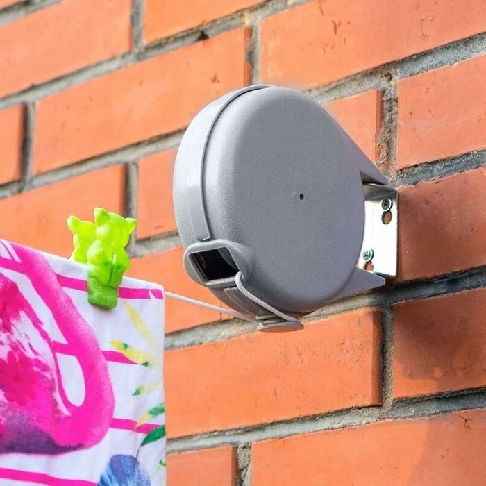 Retractable Washing Line | Swivel Wall-Mount Clothesline for Indoor & Outdoor