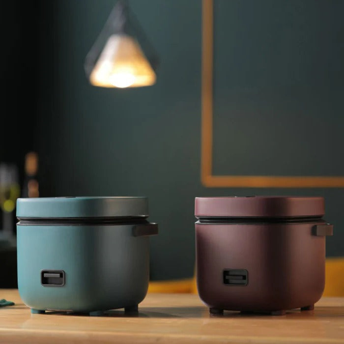 Mini Rice Cooker | Compact 1-3 Cup Personal Rice Cooker