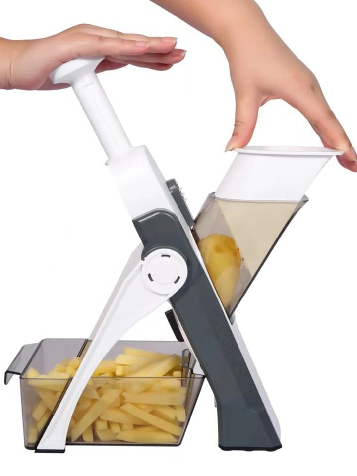 5-in-1 Vegetable Slicer | Mandoline Slicer with Collecting Tray