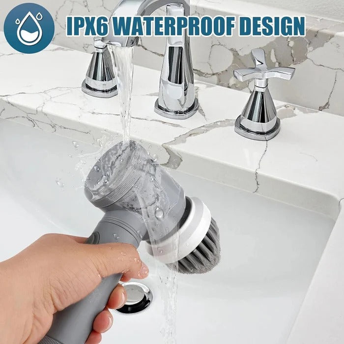 Turbo Spin Scrubber | Electric Rotating Cleaning Brush for Bathroom & Tile
