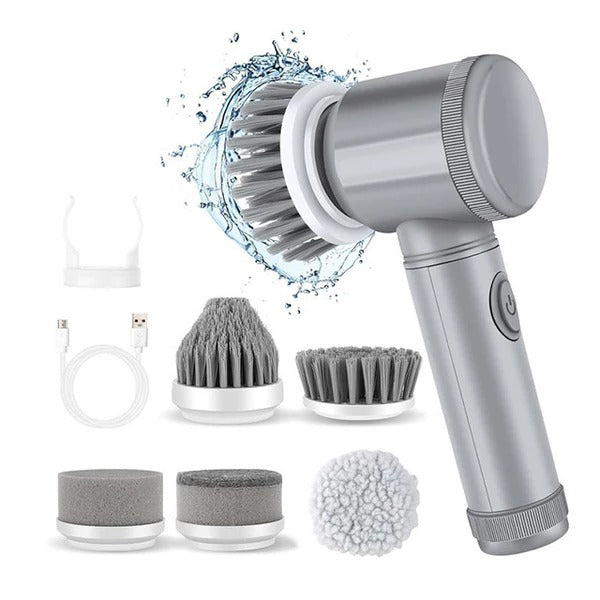 Turbo Spin Scrubber | Electric Rotating Cleaning Brush for Bathroom & Tile