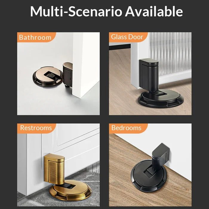 Heavy Duty Adjustable Door Stopper | Floor-Mounted, Non-Slip