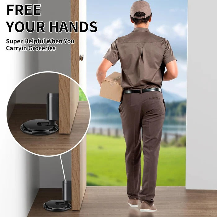 Heavy Duty Adjustable Door Stopper | Floor-Mounted, Non-Slip