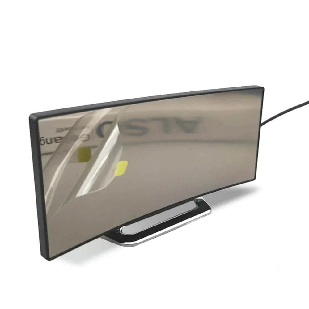 Modern Curved LED Digital Clock | Wall & Desk Display