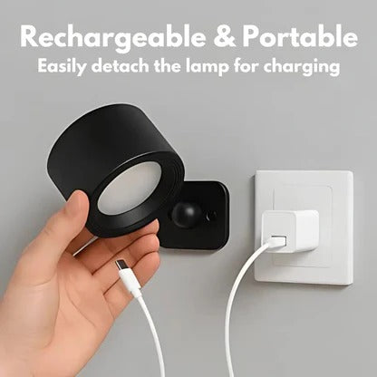 Rechargeable Wall Light | 360° Rotation, Wireless LED Night Light