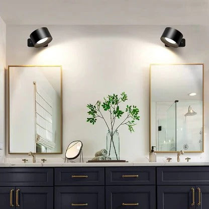Rechargeable Wall Light | 360° Rotation, Wireless LED Night Light