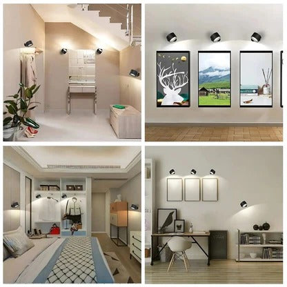 Rechargeable Wall Light | 360° Rotation, Wireless LED Night Light