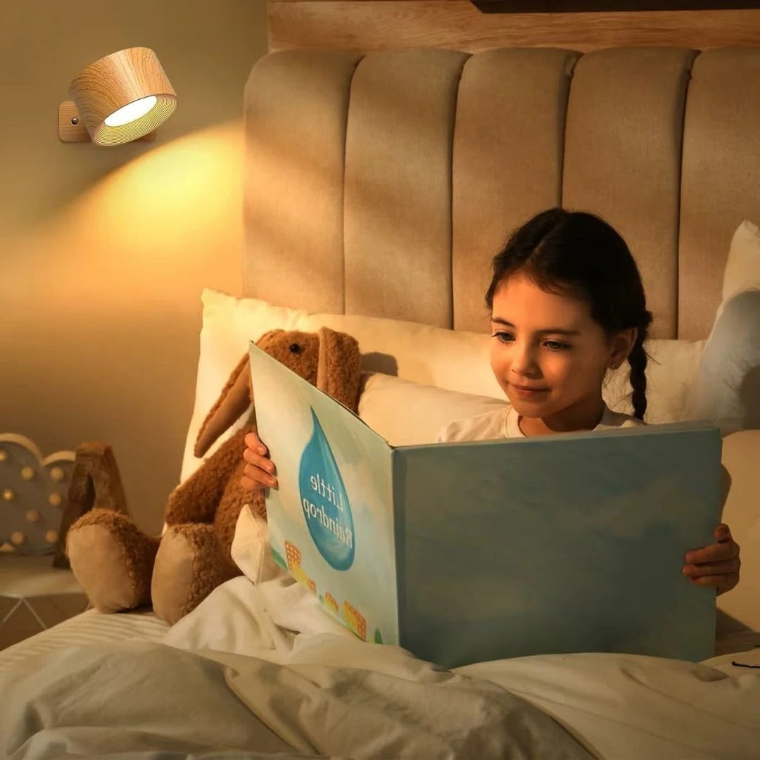 Rechargeable Wall Light | 360° Rotation, Wireless LED Night Light
