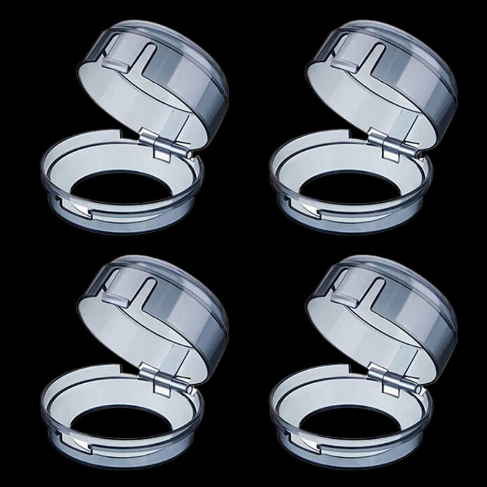 Gas Stove Knob Protector Set | Child Safety Cover for Oven Knobs