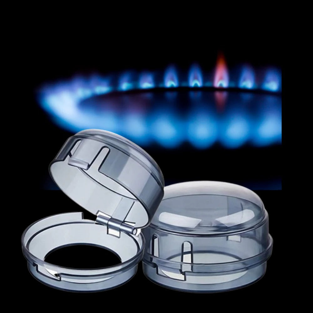 Gas Stove Knob Protector Set | Child Safety Cover for Oven Knobs