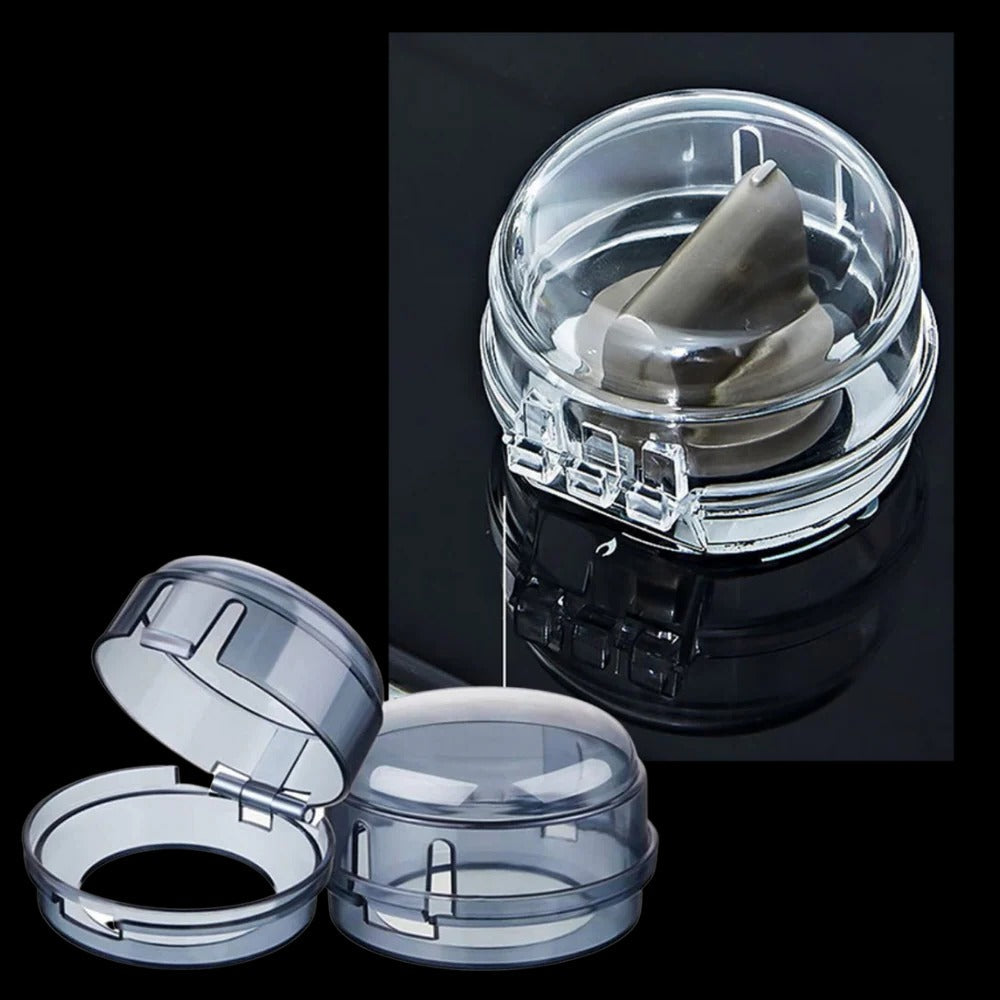 Gas Stove Knob Protector Set | Child Safety Cover for Oven Knobs