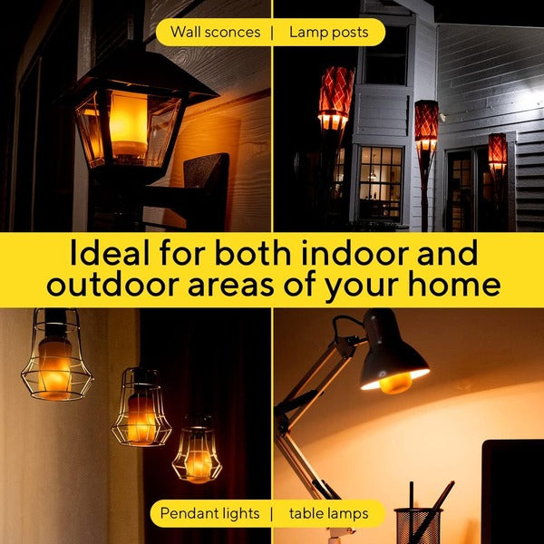 LED Flame Bulb | Realistic Flickering Fire Effect Light Bulb