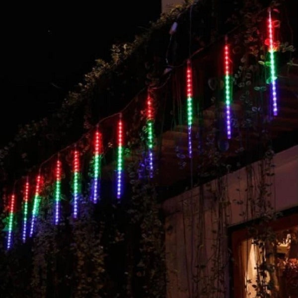 LED Icicle Lights | Dripping Waterfall String Lights for Indoor & Outdoor