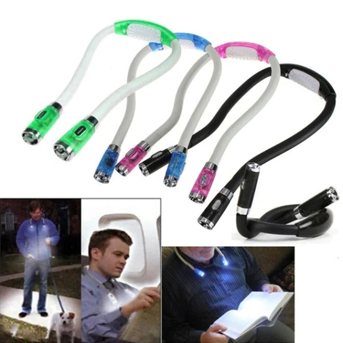 Hands-Free Reading Light | Neck Book Light for Reading in Bed