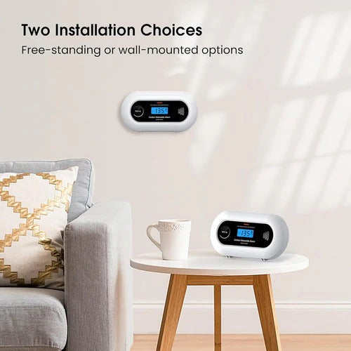 Smart Carbon Monoxide Detector | CO Alarm with Digital Display