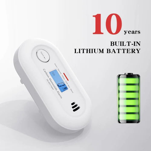 Smart Carbon Monoxide Detector | CO Alarm with Digital Display