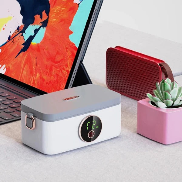 Wireless Heated Lunch Box | Portable Electric Food Warmer for Office