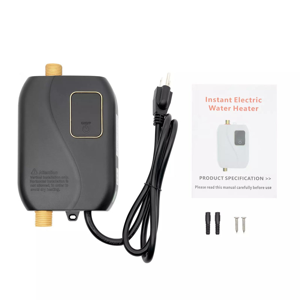 Tankless Water Heater | 3000W On-Demand Electric, LED Display