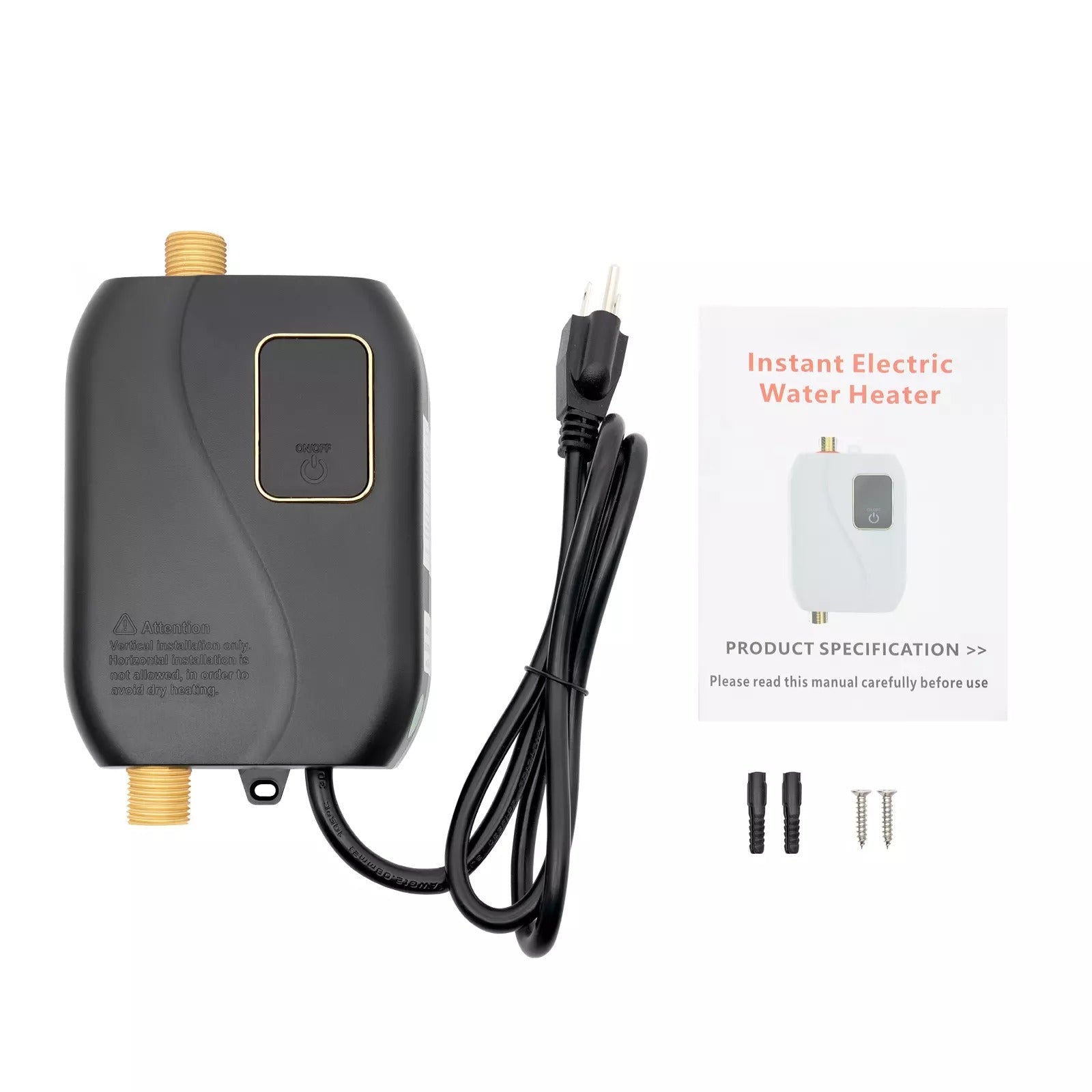 Tankless Water Heater | 3000W On-Demand Electric, LED Display