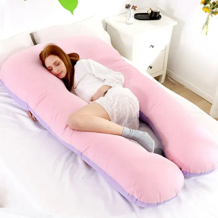 Full Body Support Pillow | Ergonomic Pregnancy & Back Pain Pillow