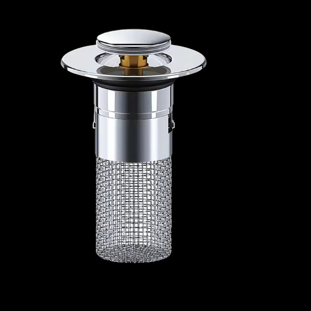 Pop-Up Sink Stopper | Odor-Blocking Drain Plug for Bathroom