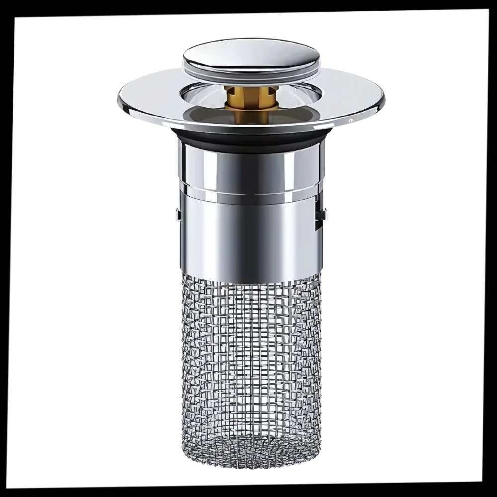 Pop-Up Sink Stopper | Odor-Blocking Drain Plug for Bathroom