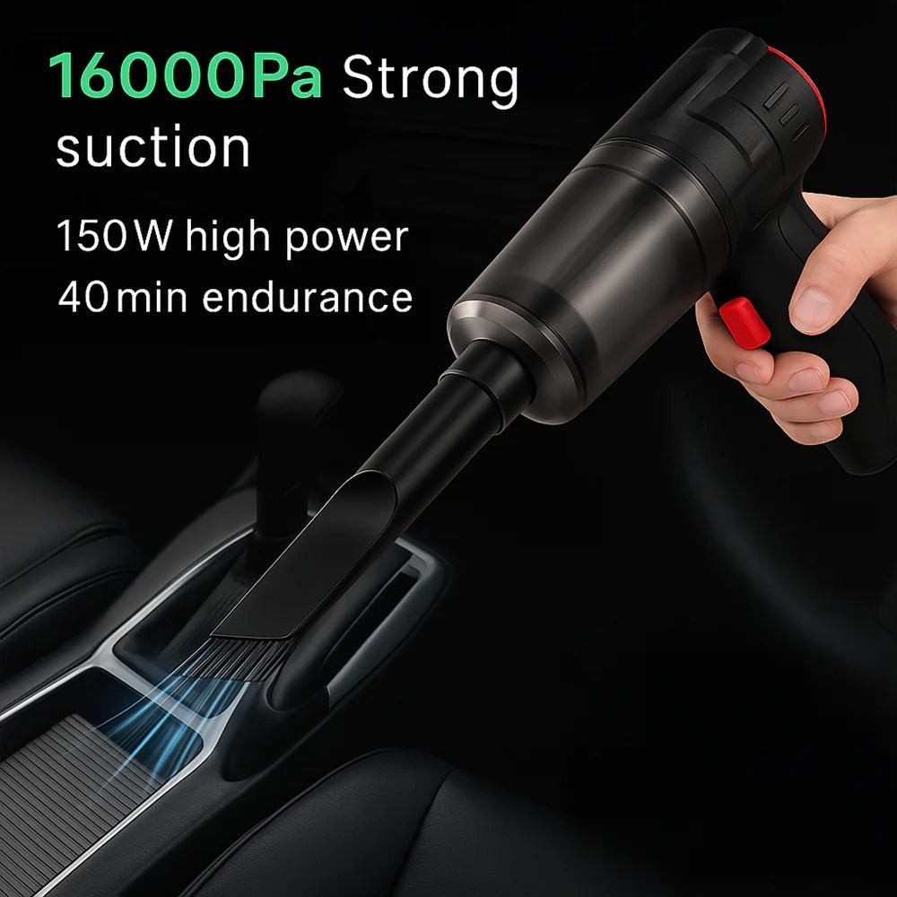 Cordless Car Vacuum Cleaner | 95000Pa Powerful Handheld Auto Vac