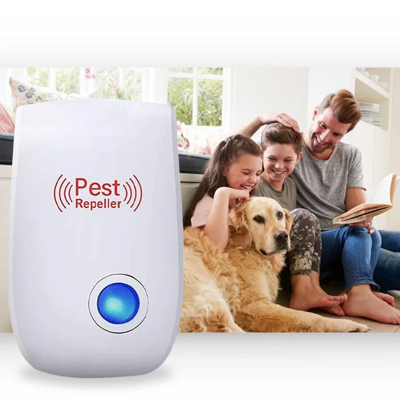 Ultrasonic Fly Repeller | Plug-In Pest Repellent for Flies & Insects