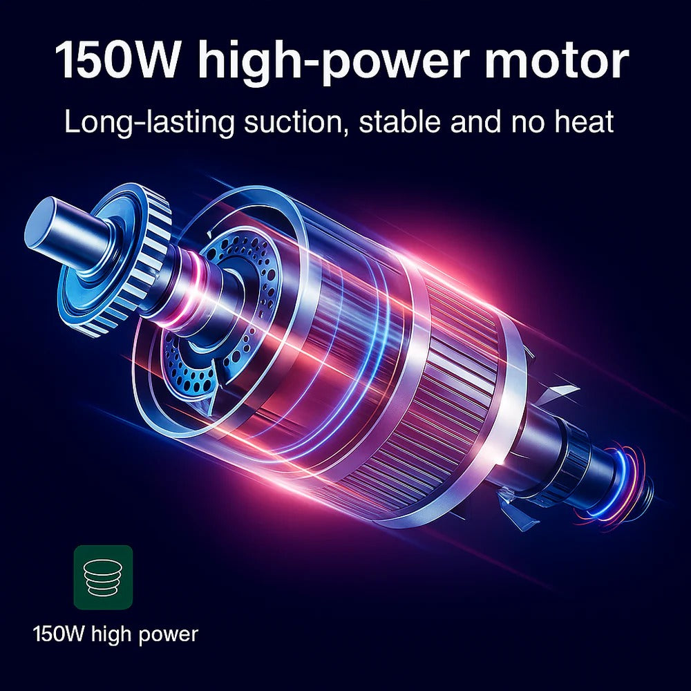 Cordless Car Vacuum Cleaner | 95000Pa Powerful Handheld Auto Vac