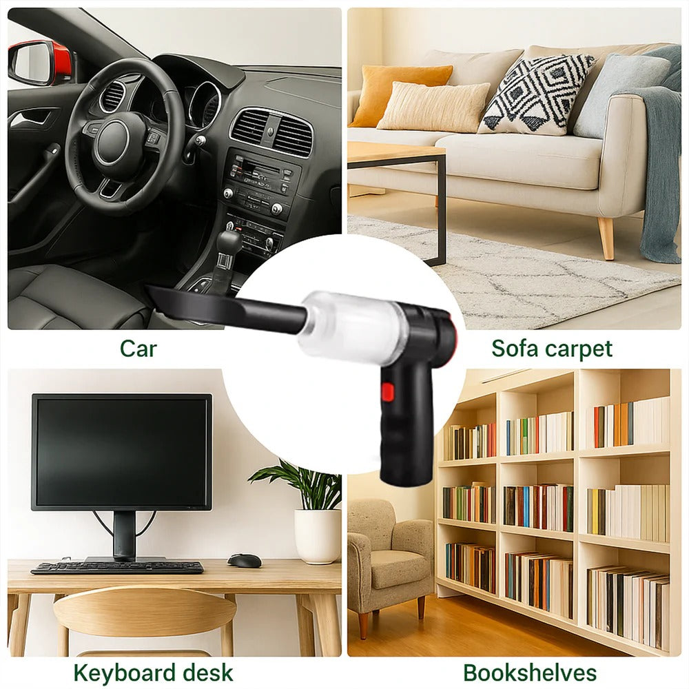 Cordless Car Vacuum Cleaner | 95000Pa Powerful Handheld Auto Vac