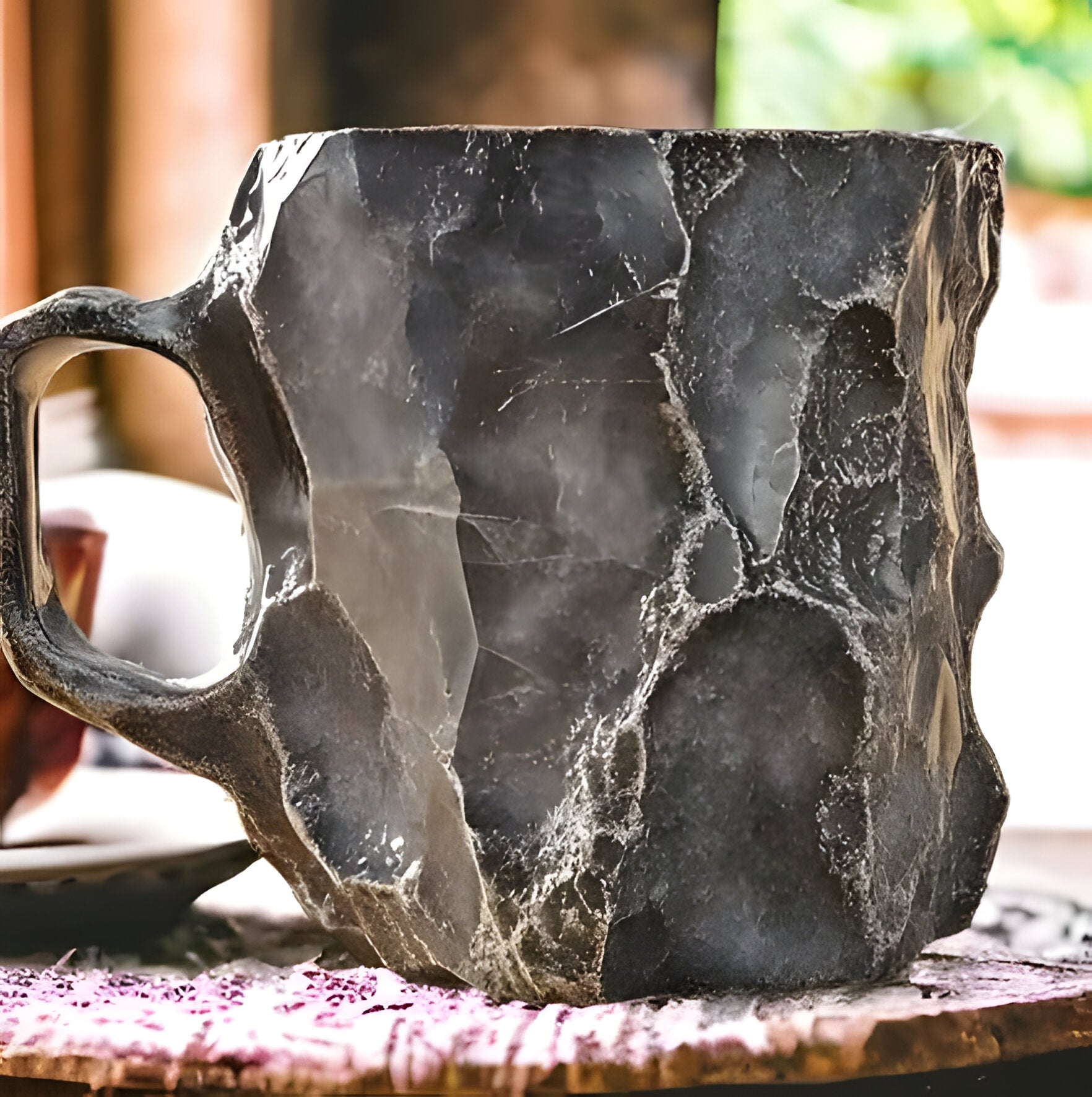 Mineral Crystal Coffee Mugs | Unique Texture, Ceramic Drinkware