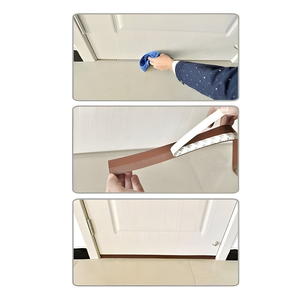 Self-Adhesive Door Seal Strip | Soundproof & Draft Stopper Weatherstrip